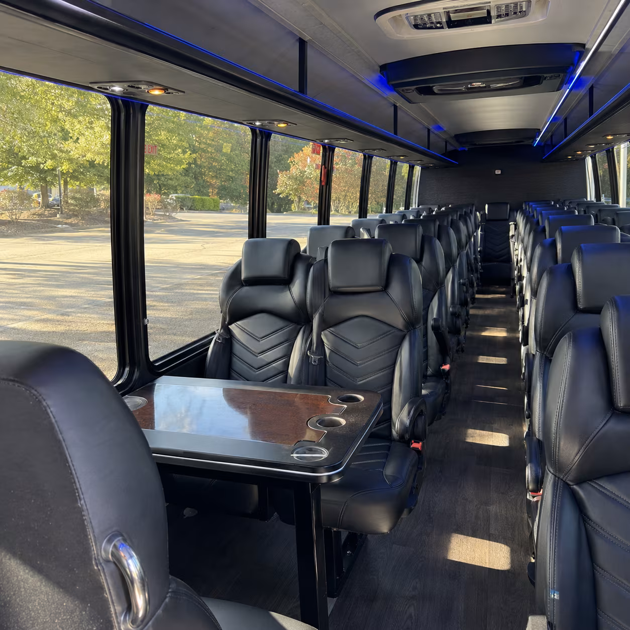 airport transfer buses for wedding guests flying into newark liberty