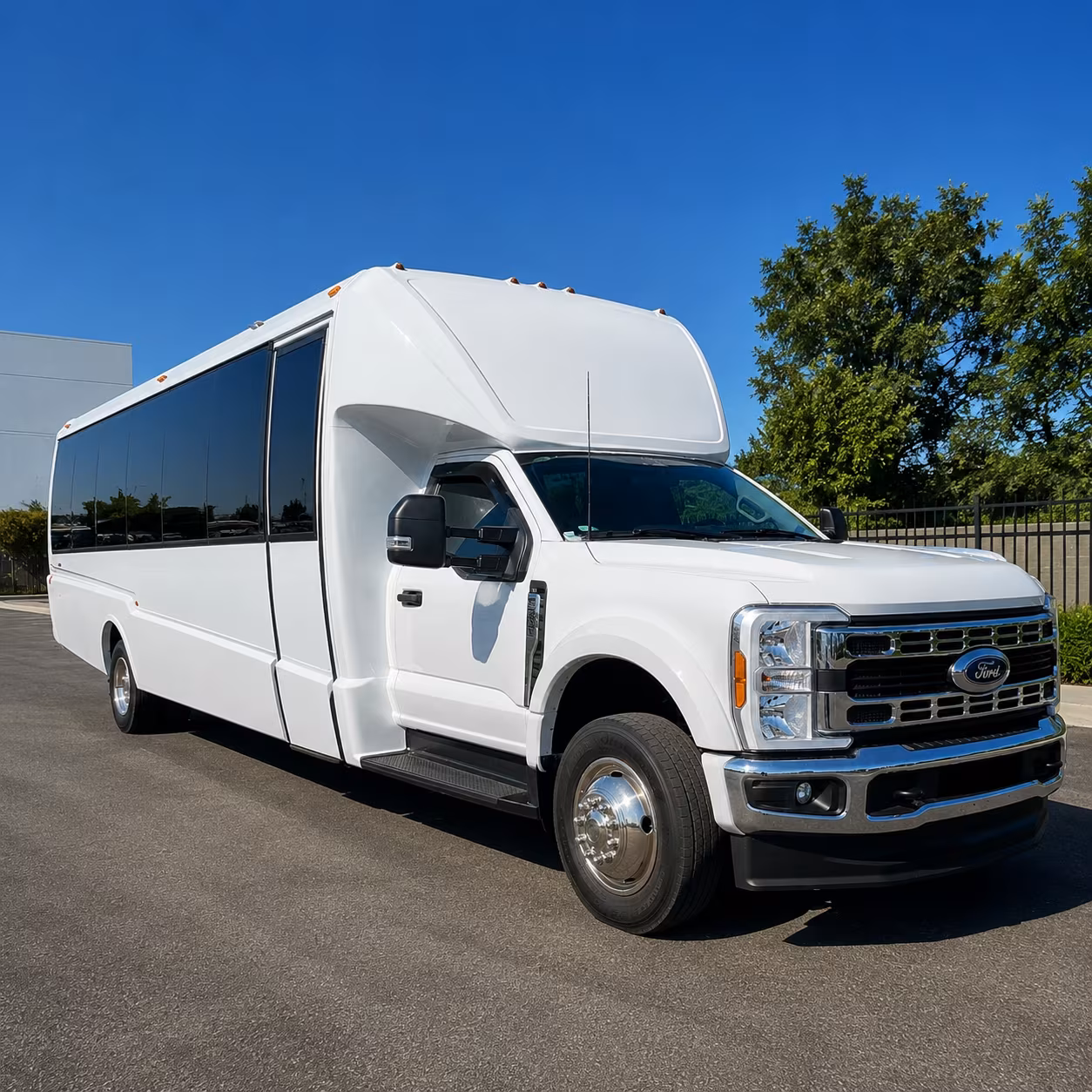 employee shuttle buses for woodbridge s business parks and corporate campuses