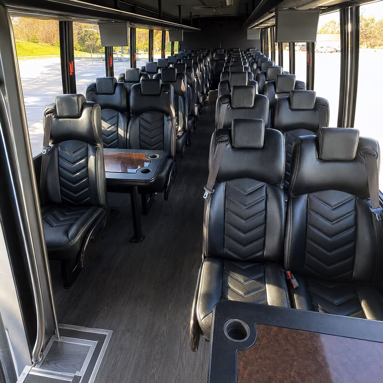 rehearsal dinner and day after brunch bus rentals in woodbridge