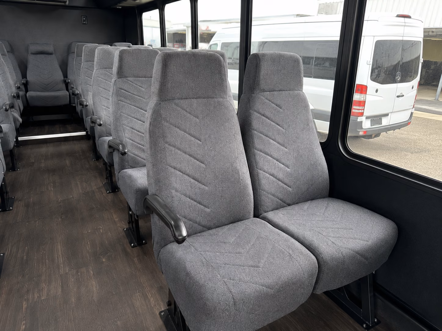 woodbridge 15 passenger minibus inside