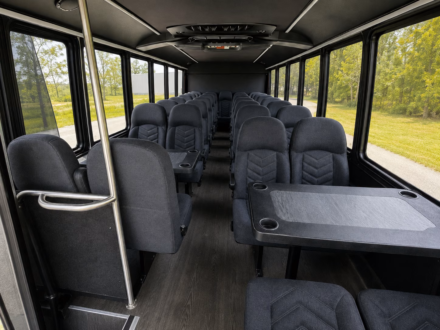 woodbridge 18 passenger minibus interior