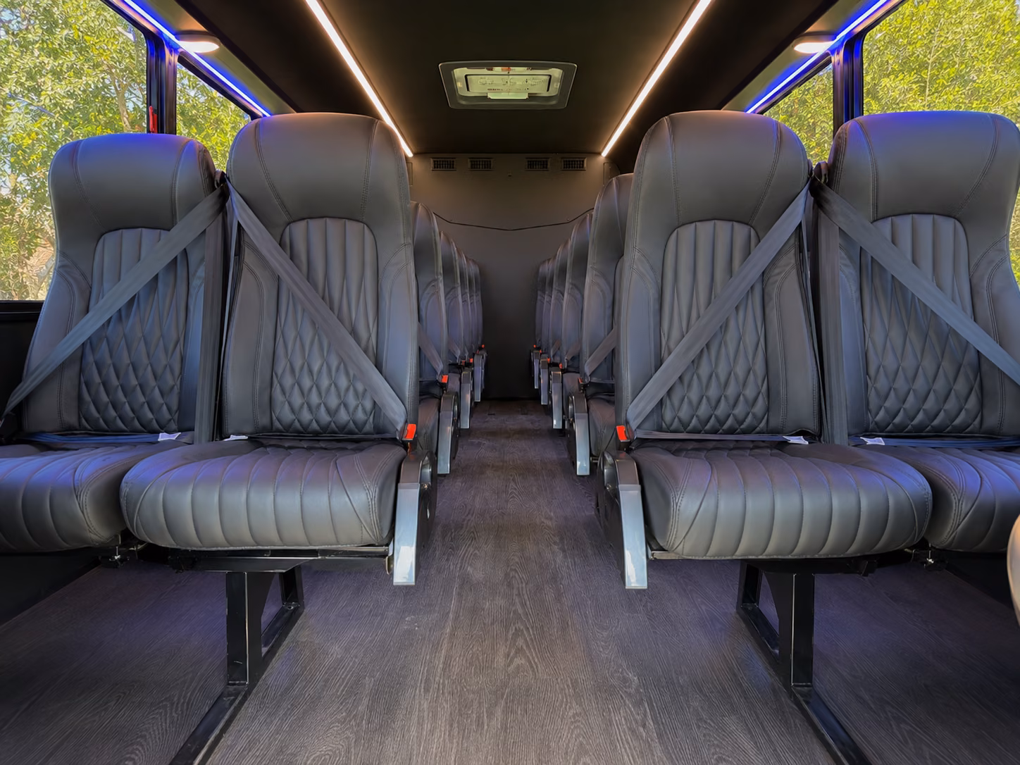 woodbridge 20 passenger minibus inside