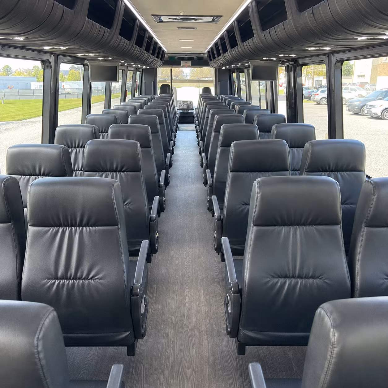 woodbridge 28 passenger minibus interior