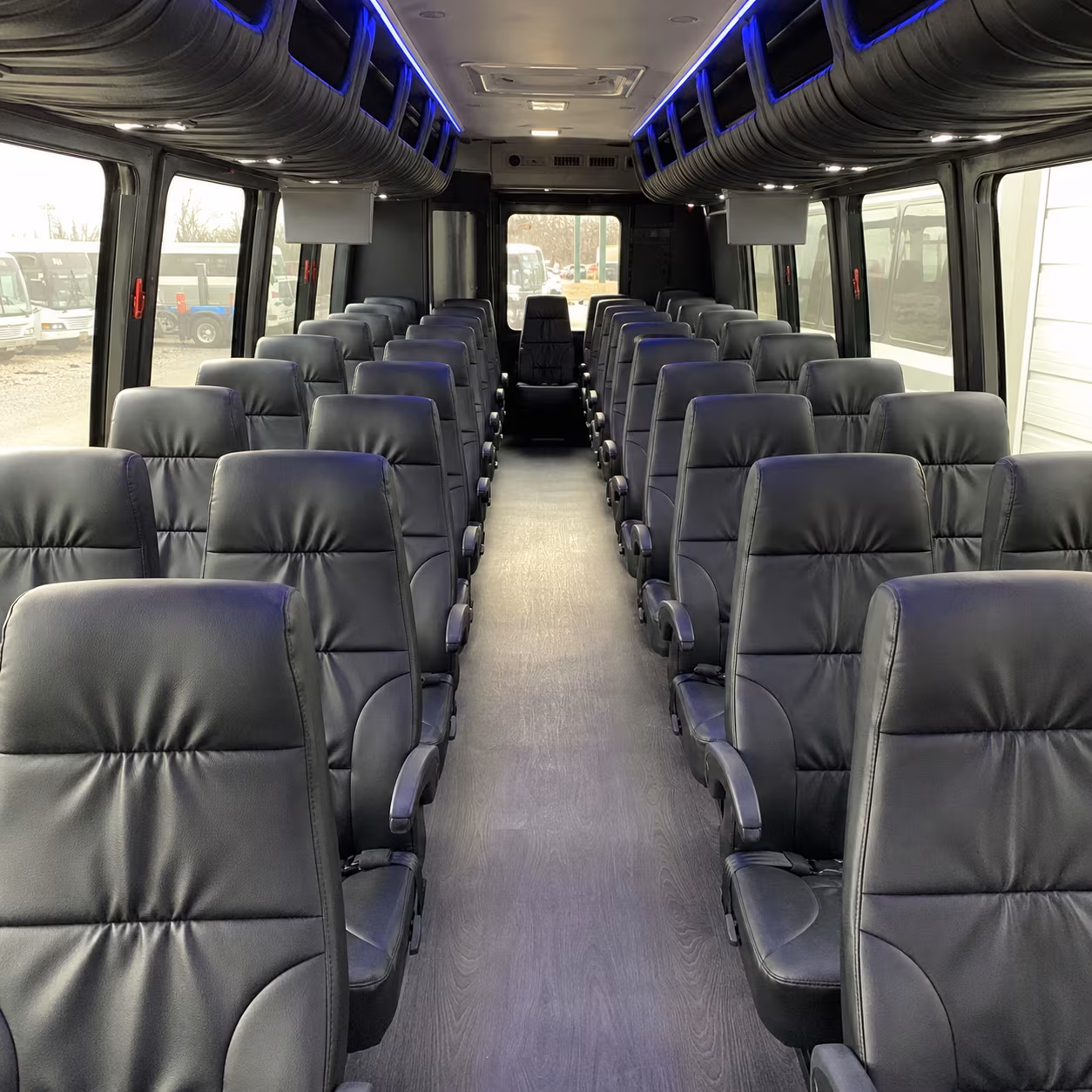 woodbridge 35 passenger minibus interior