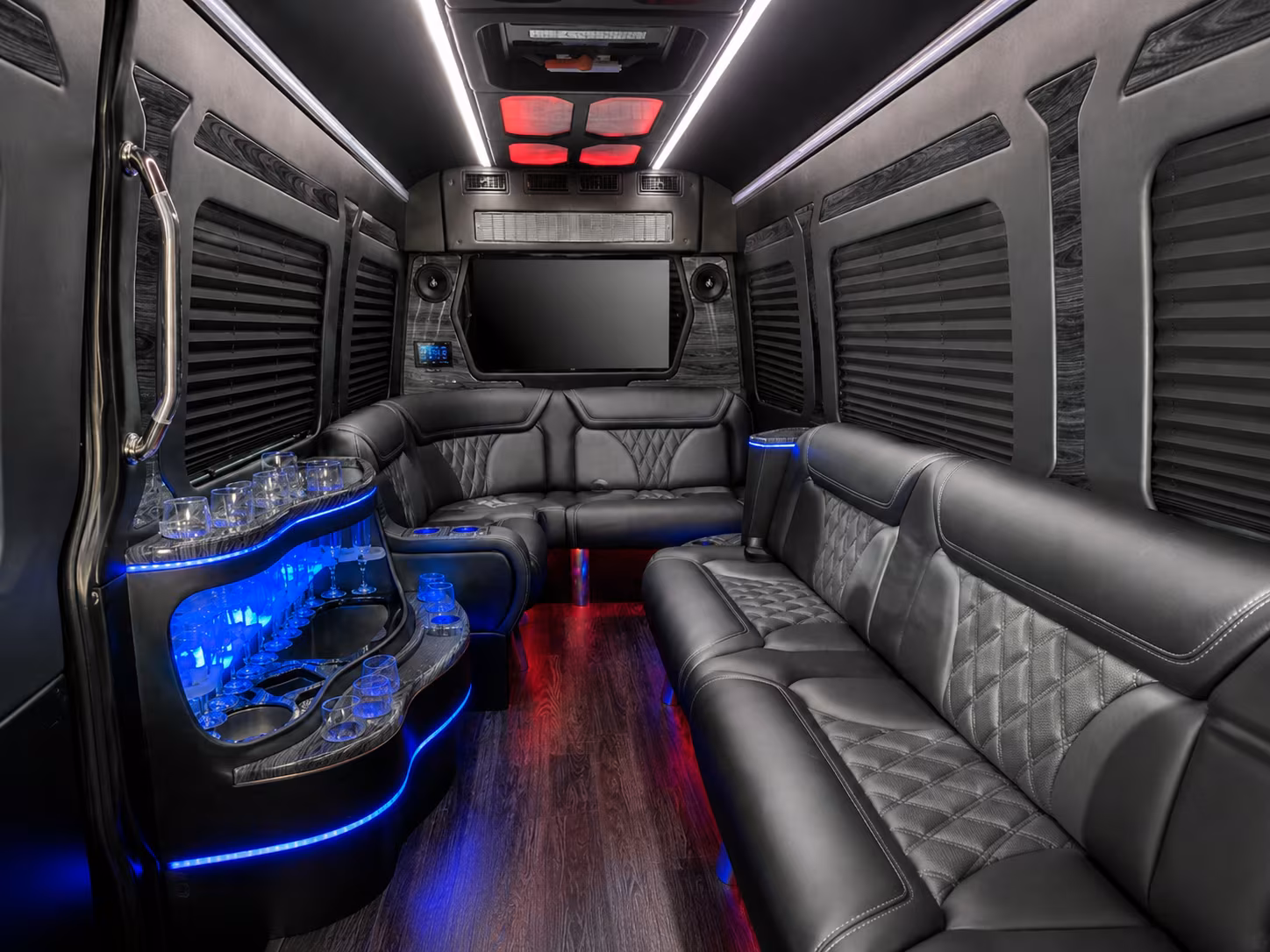 woodbridge private event transportation onboard seating