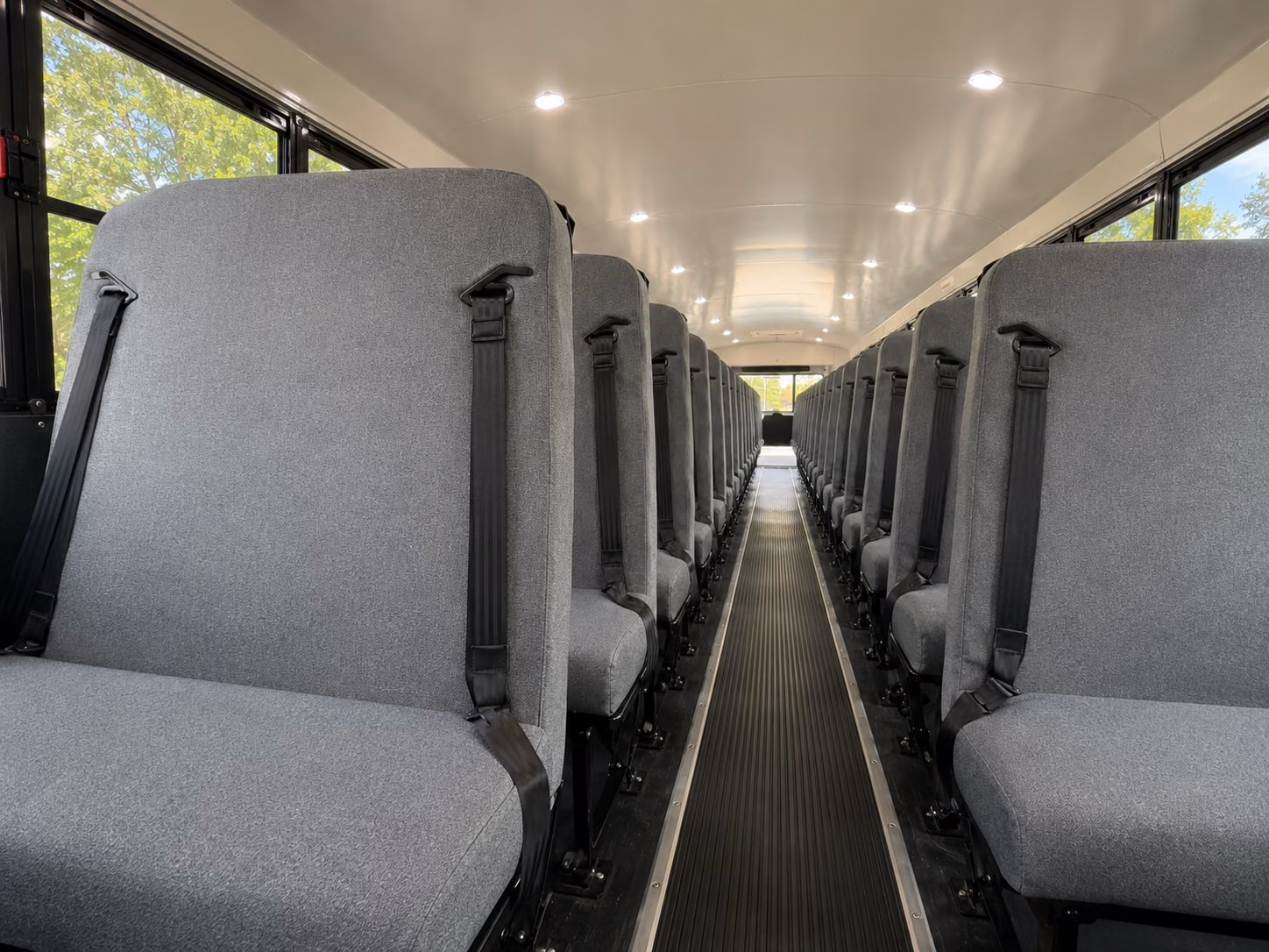 woodbridge school bus inside