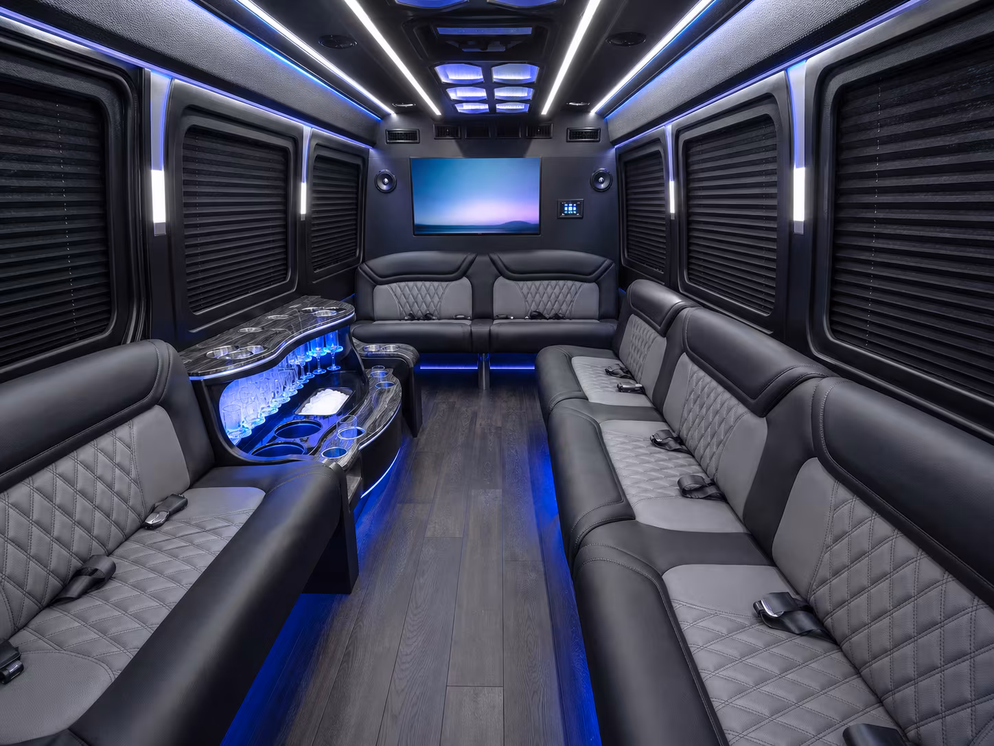woodbridge sprinter limousine interior