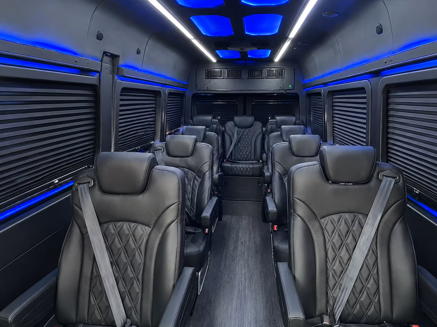 woodbridge sprinter van with driver interior